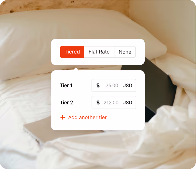 Setting up a travel policy screen